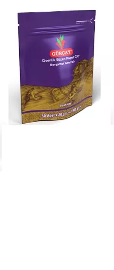Gürçay Demlik Poşet Bergamot Aromalı 20 Gr Lık 1 Kg
